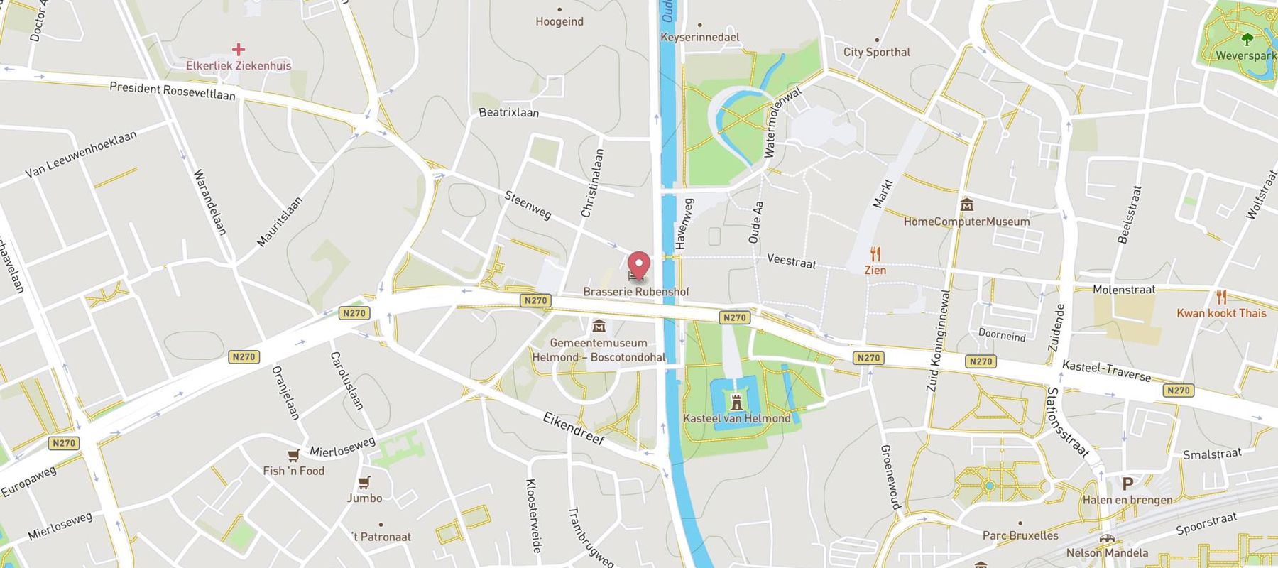 Golden Tulip West Ende map
