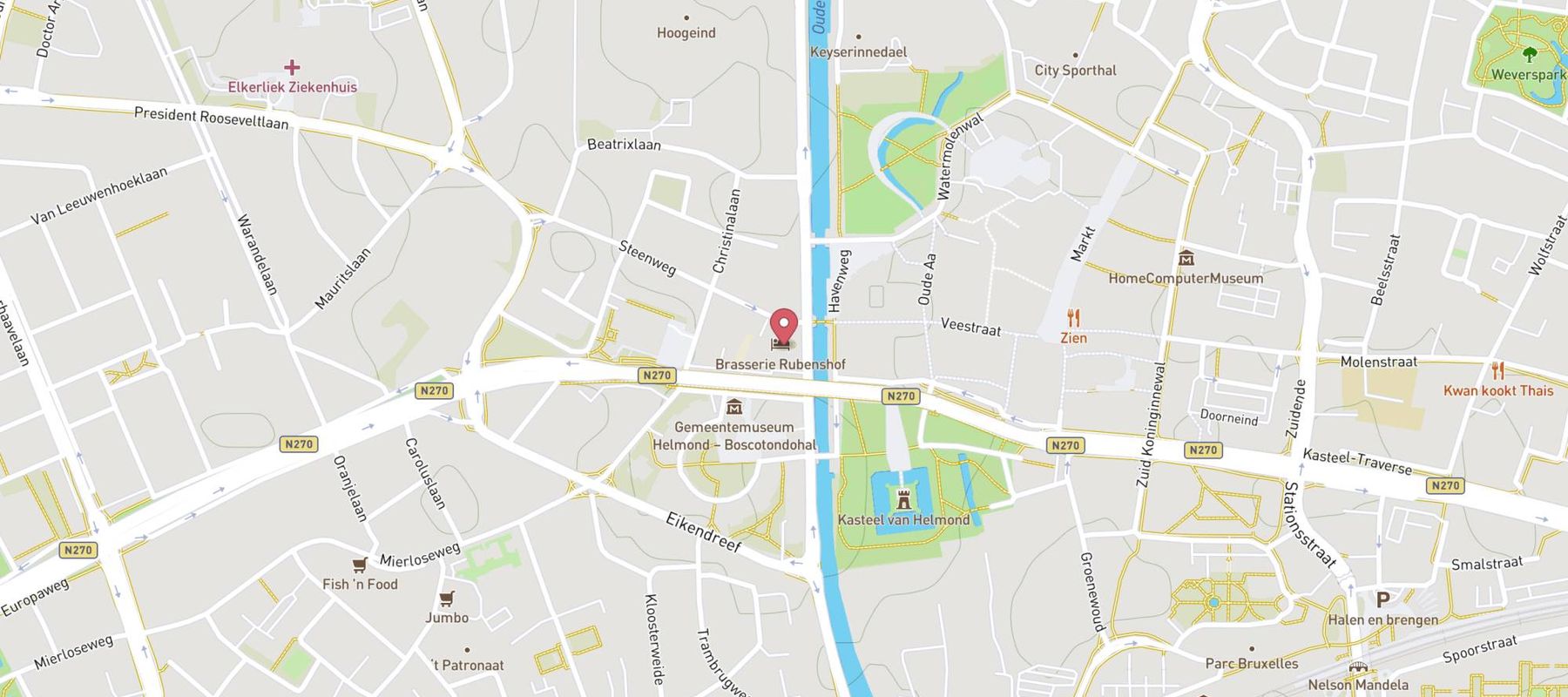 Grand Brasserie Rubenshof map