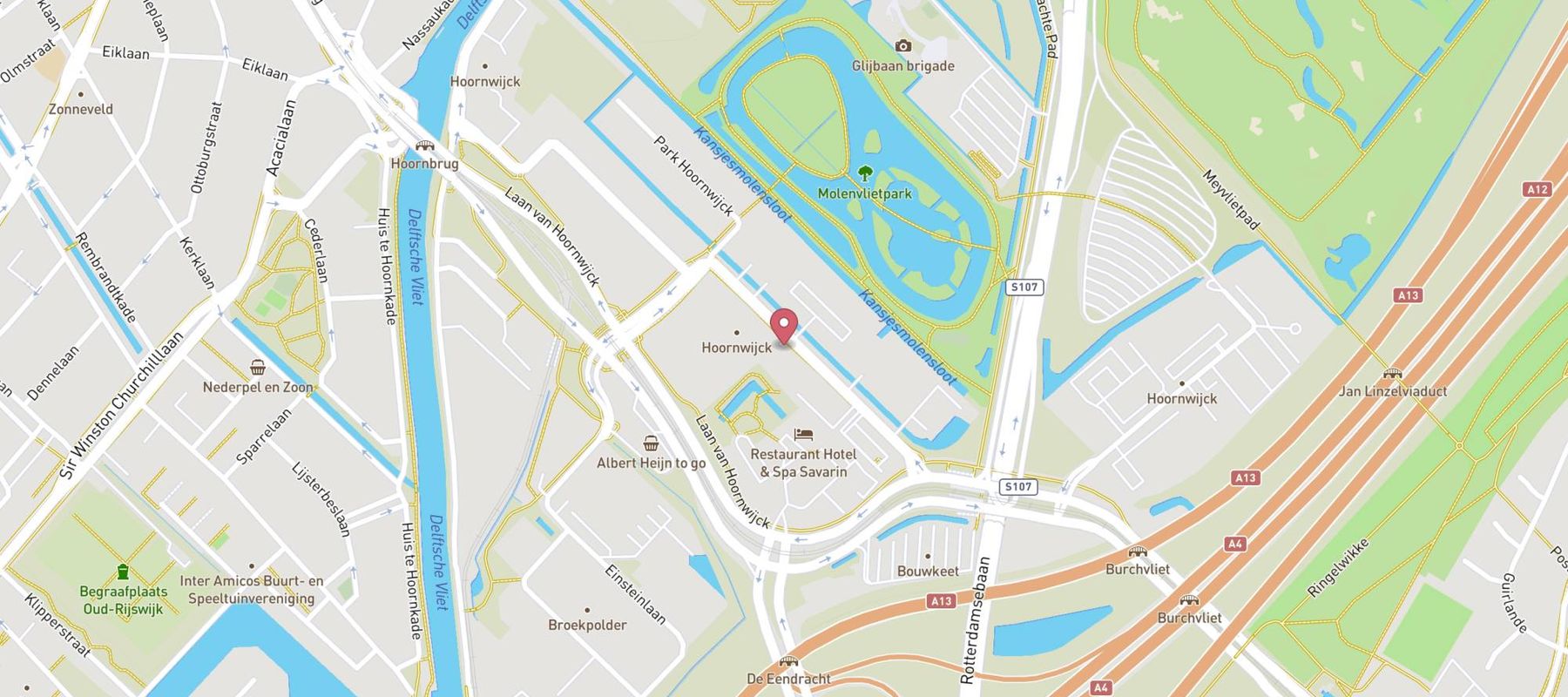 P+R Den Haag Hoornwijck Ypenburg map