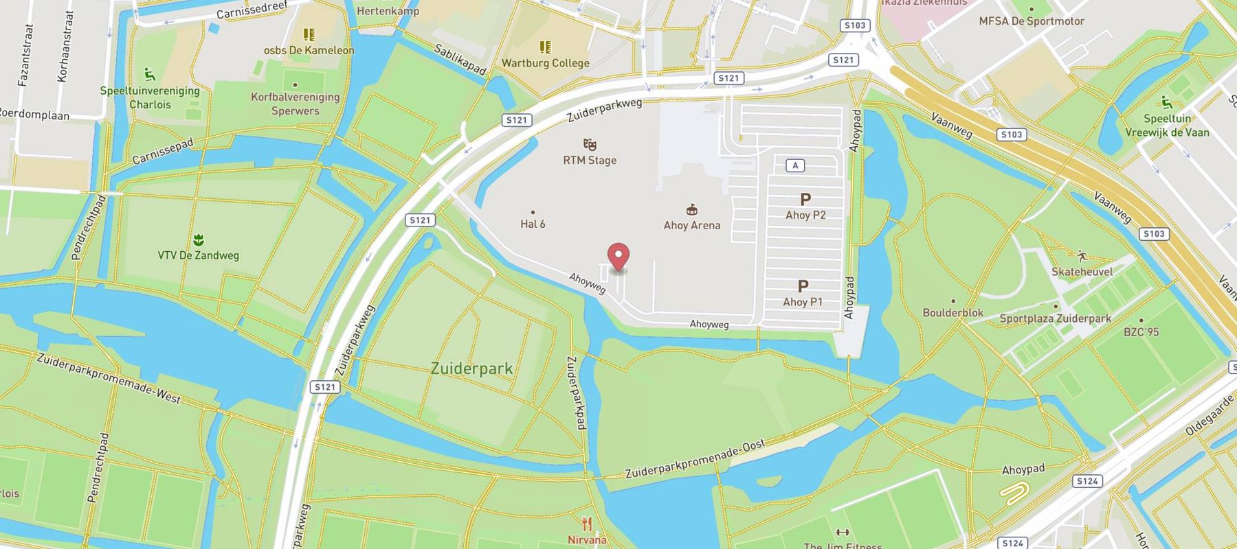 Rotterdam Ahoy map