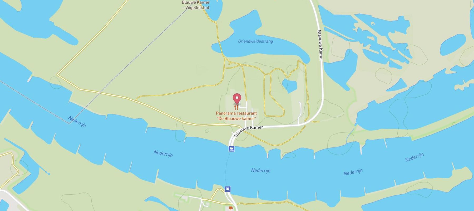 Restaurant & Cultuurplein De Blaauwe Kamer map