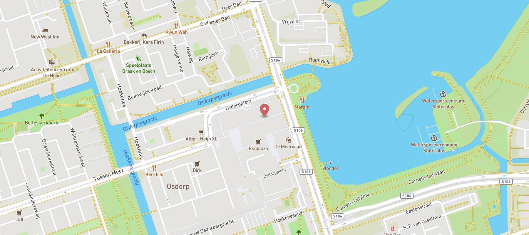 Xenos Amsterdam Osdorp map