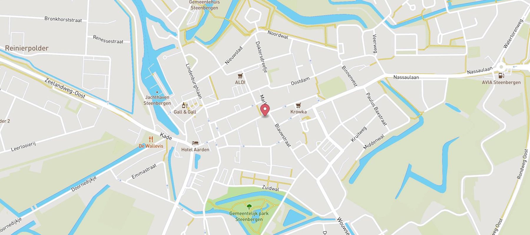 Hans Anders Opticien Steenbergen map
