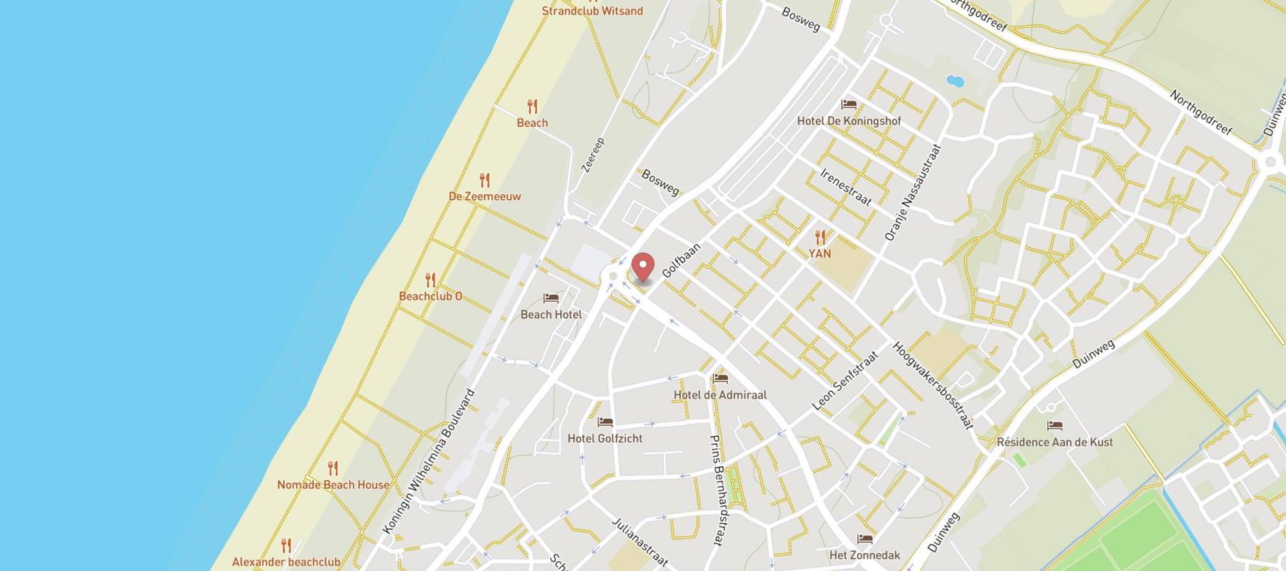 Q. Lounge & Kitchen map