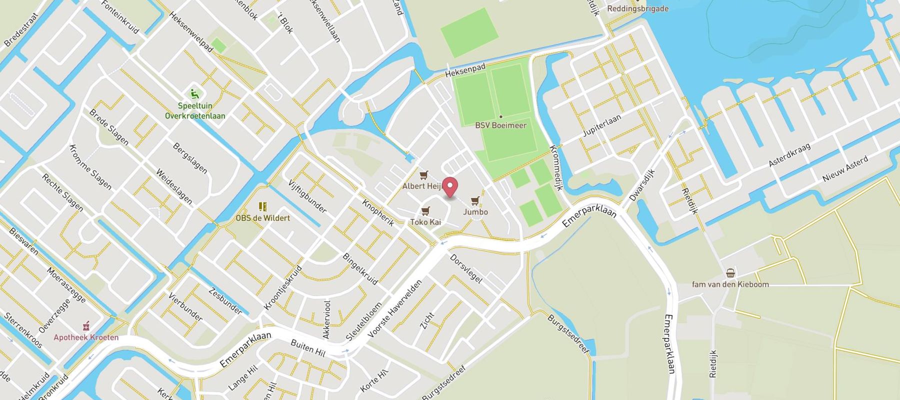 HEMA Breda-Noord map