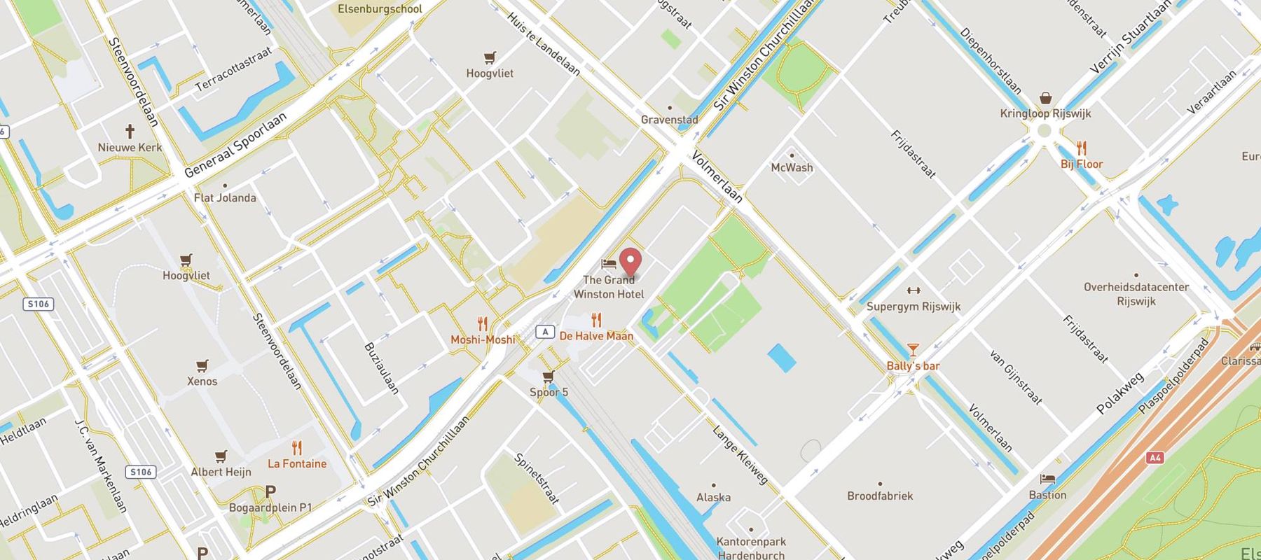 PLAZA Premium Grand Winston map