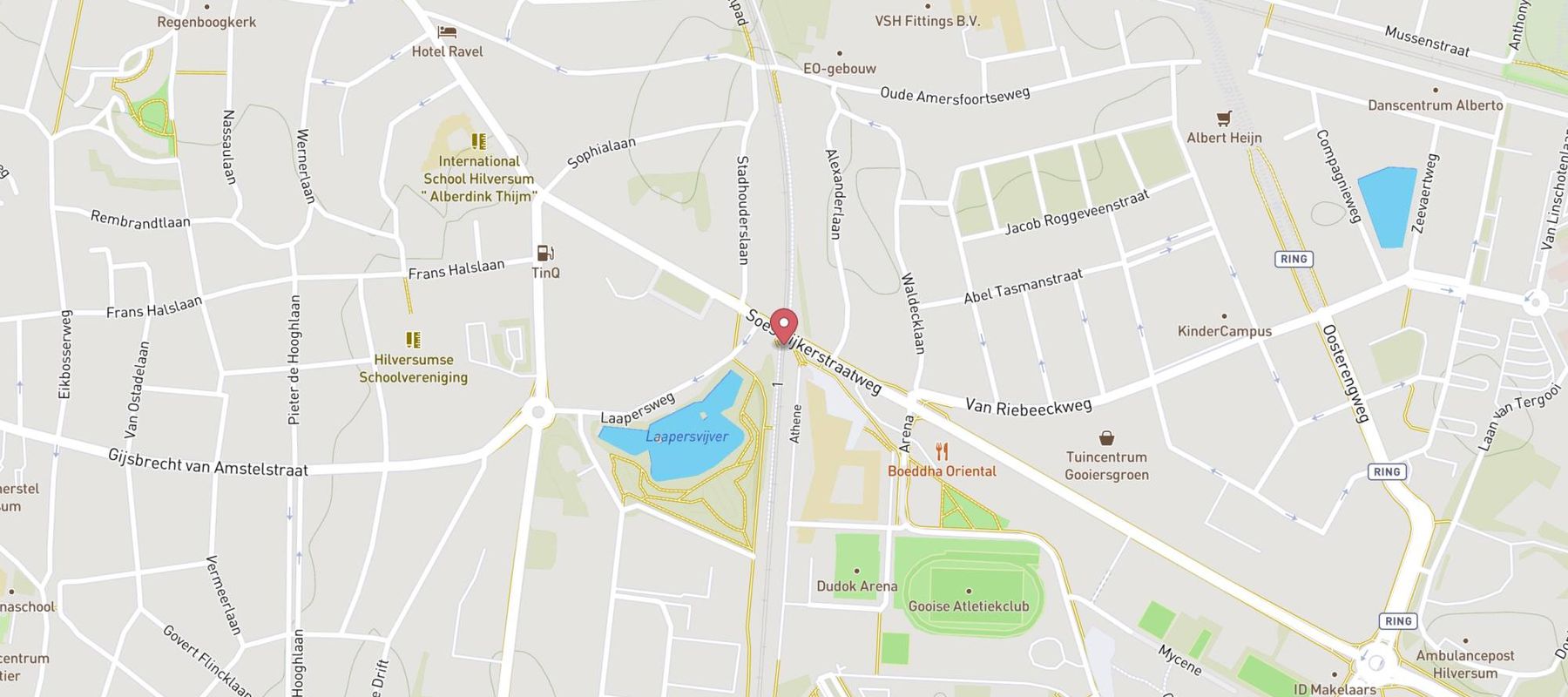 Hilversum Sportpark map