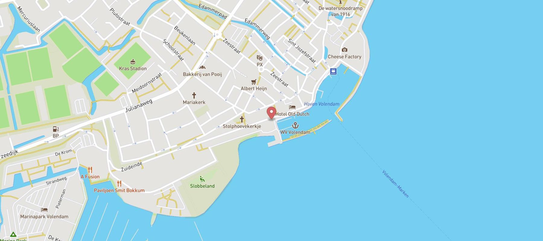 Bistro d'Ouwe Helling map