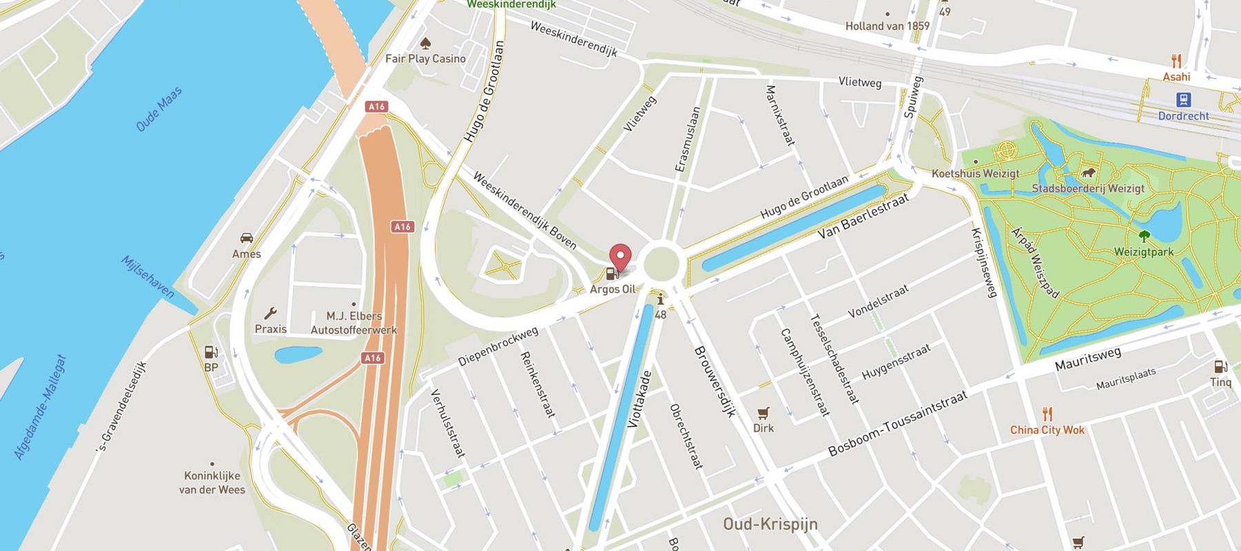 Argos Dordrecht map