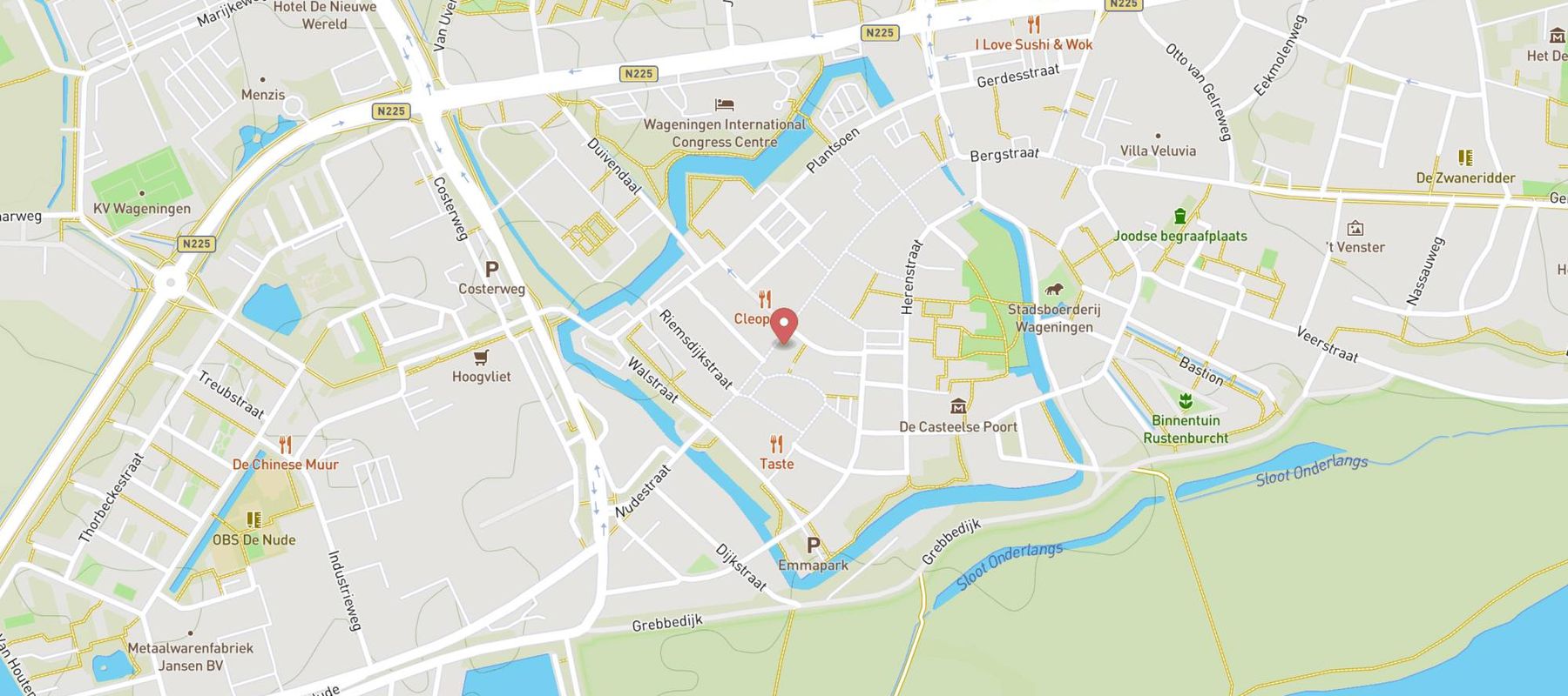 Hans Anders Opticien Wageningen map