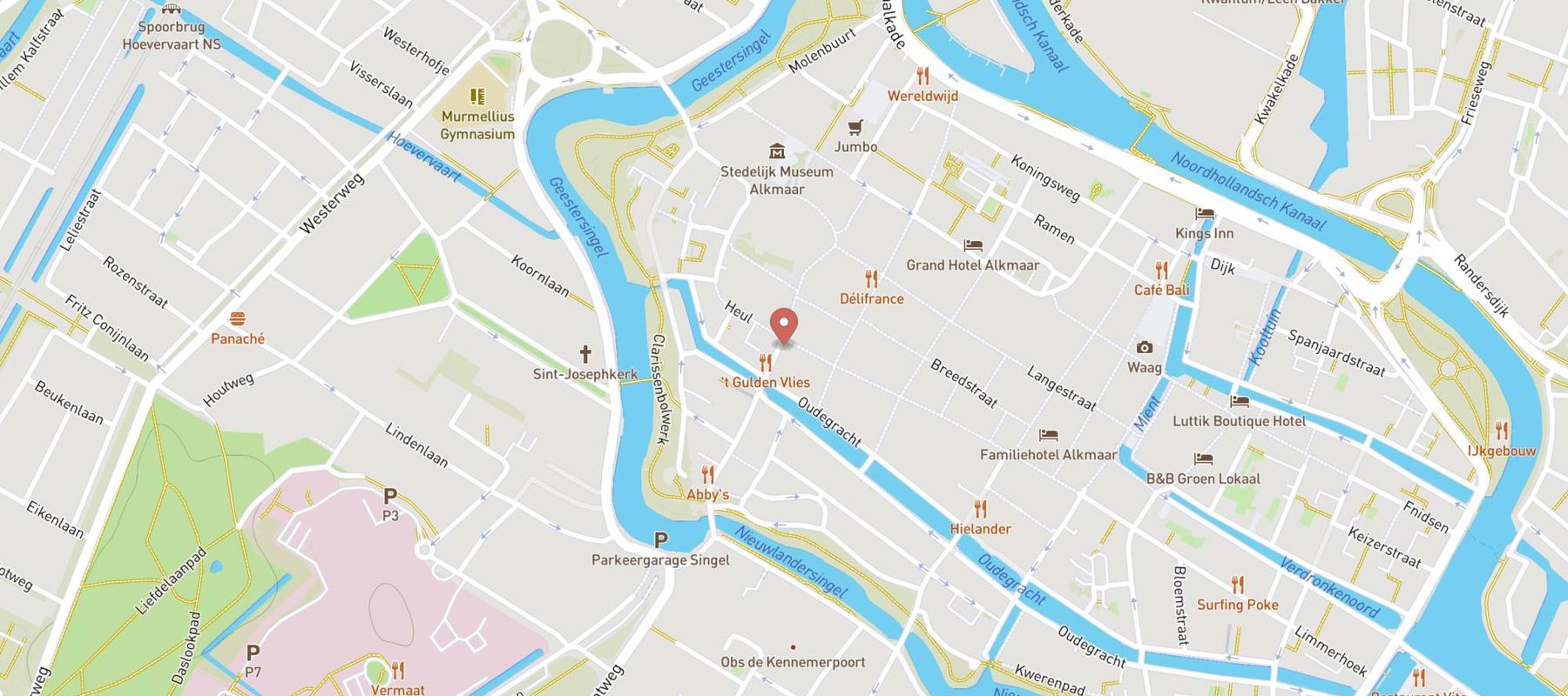 IJssalon Laan Alkmaar map