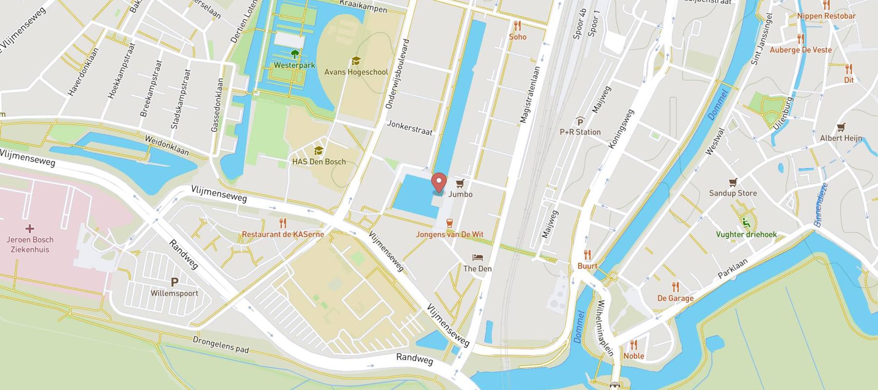 Restaurant De Beren Den Bosch map
