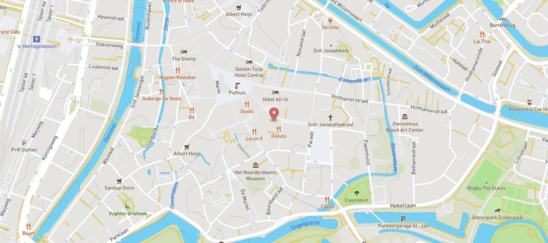 Anna van Toor - Den Bosch map