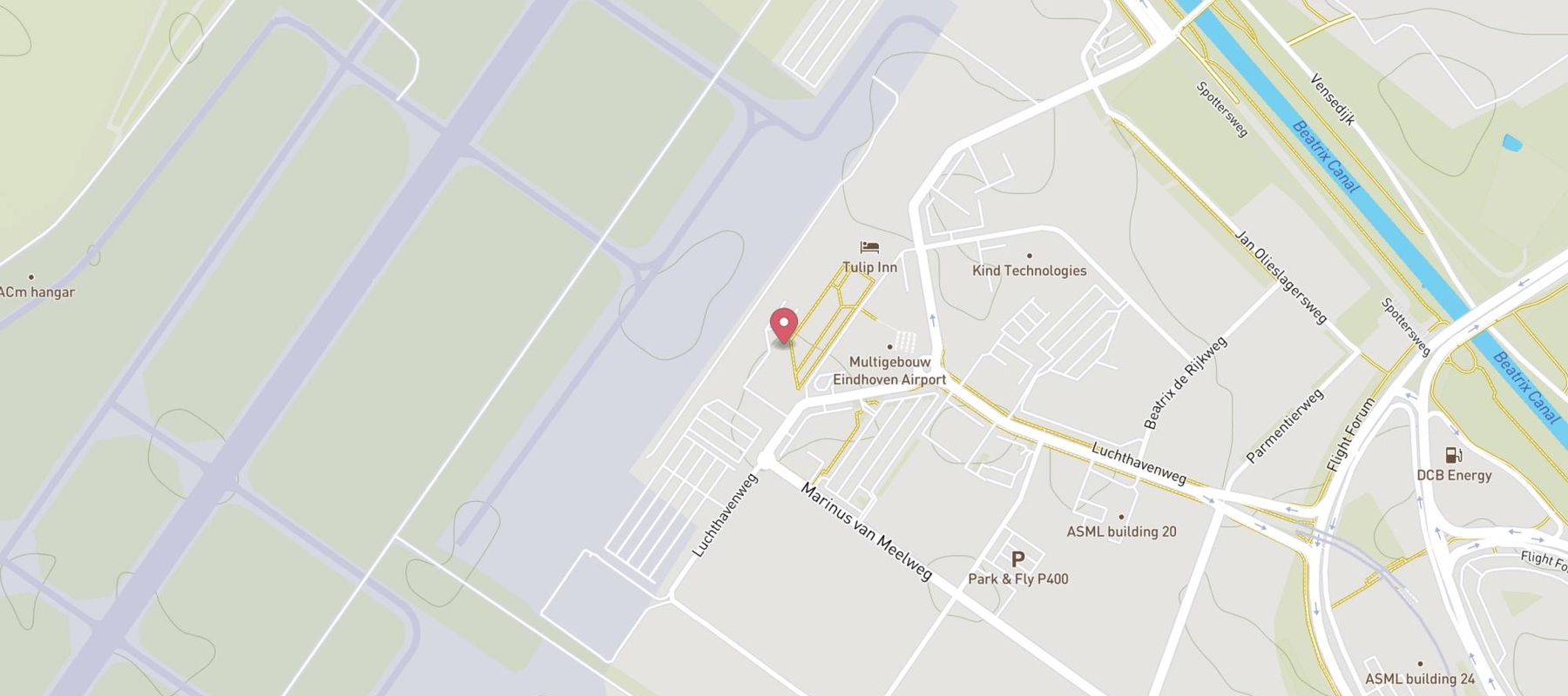 Hertz Autoverhuur - Eindhoven Airport map