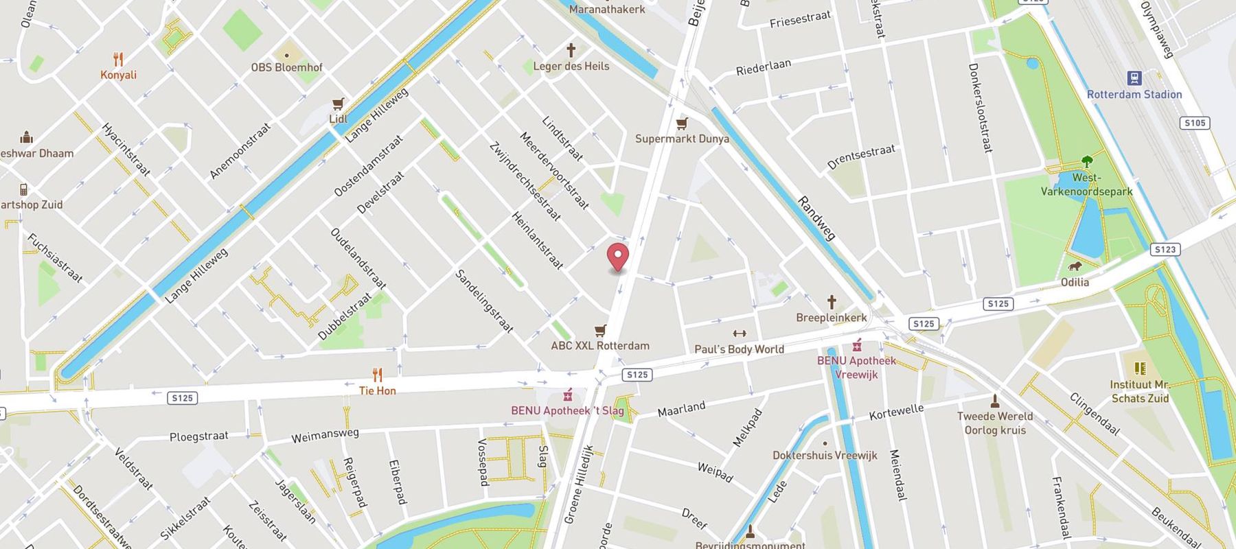 Trekpleister map