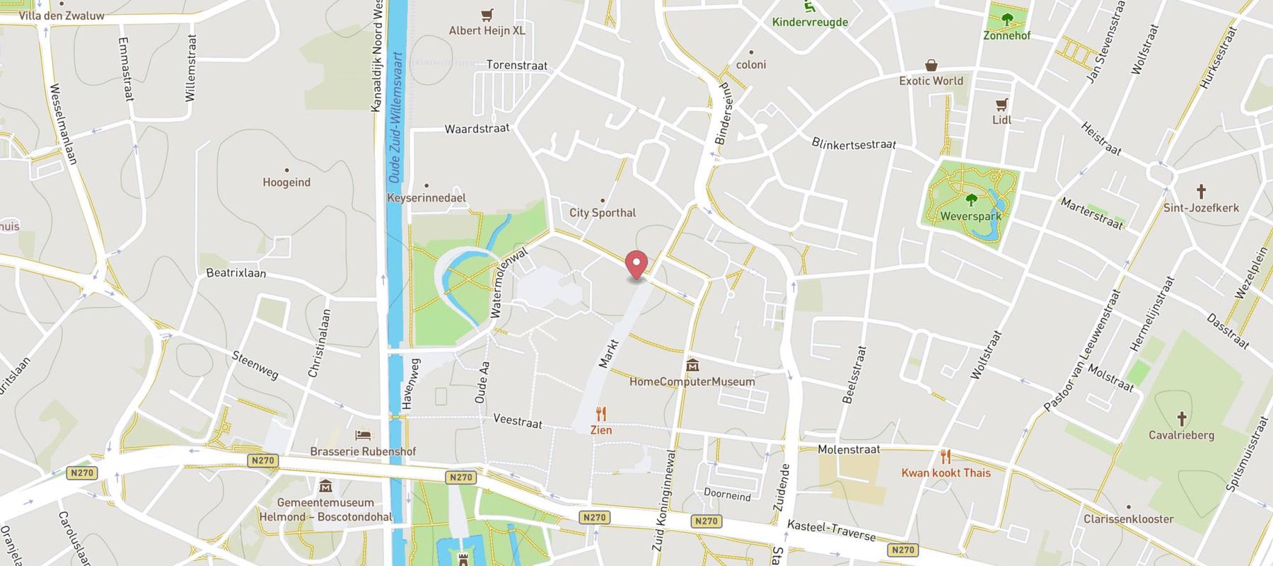 Restaurant De Rozario map