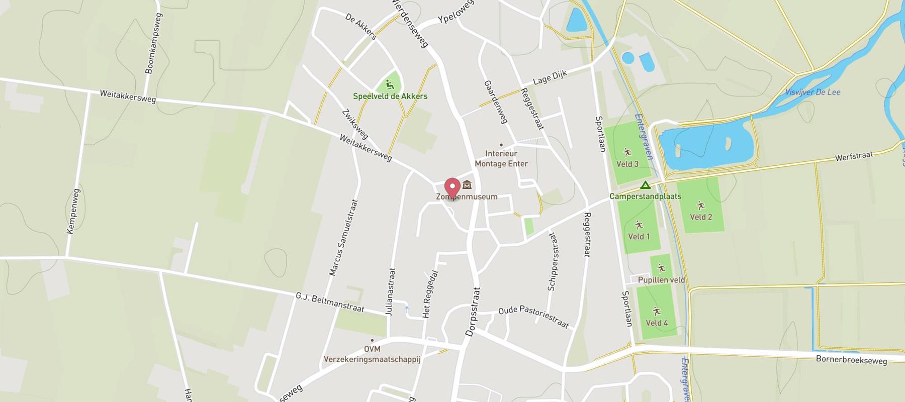 Fieten Olie Enter - Hogebrink map