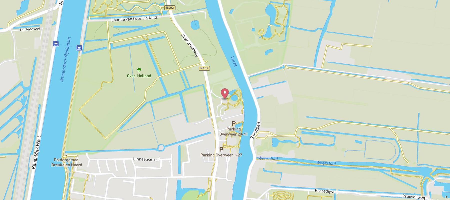 Hotel Flora Batava map