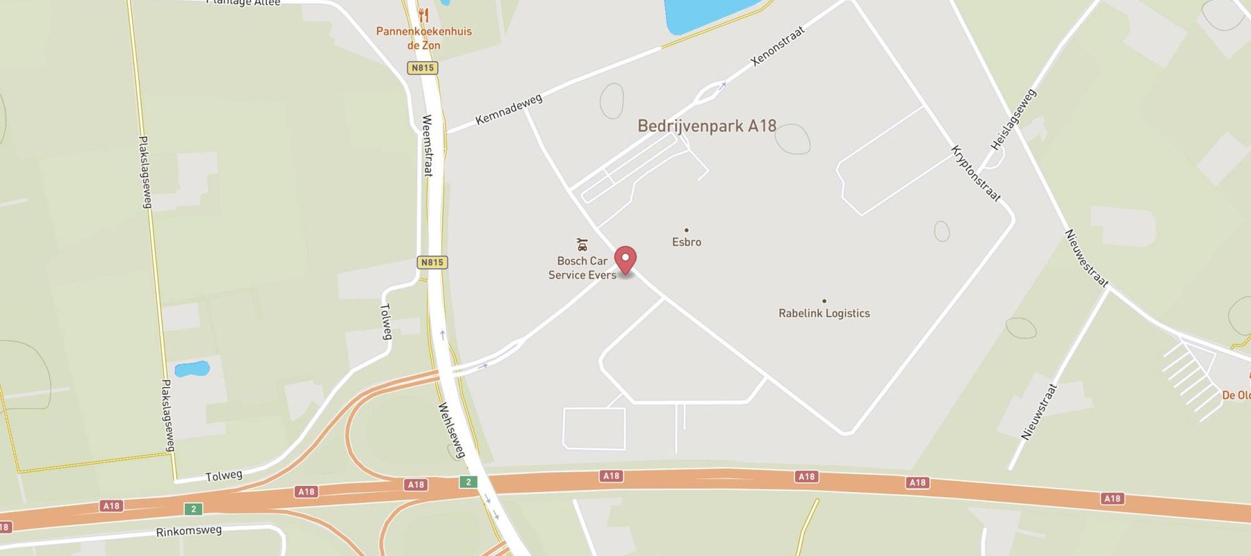 Tamoil Express Wehl map
