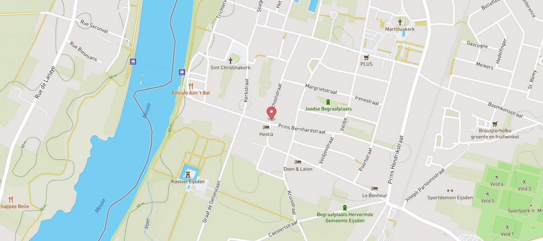 Restaurant Vanille map