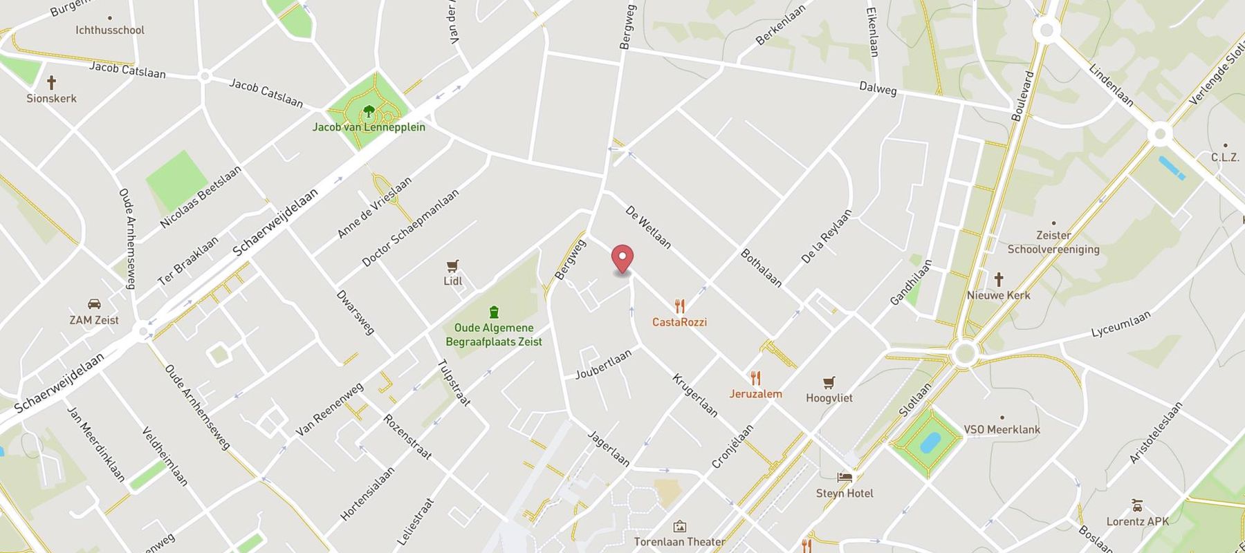 La Cubanita Zeist map