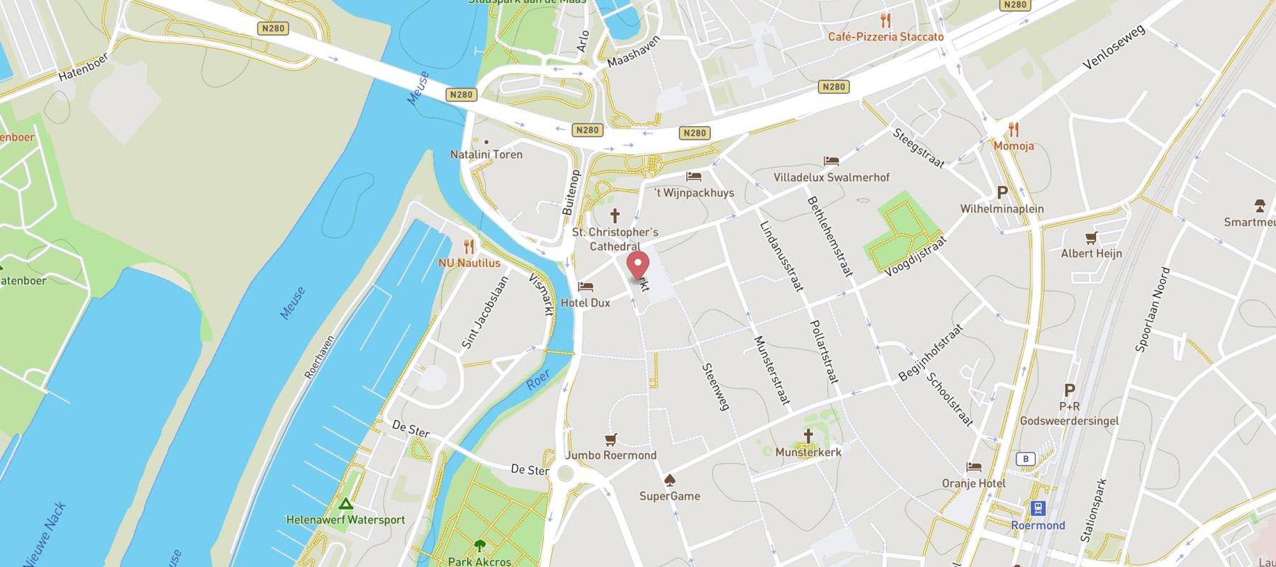 Restaurant De Beren Roermond map