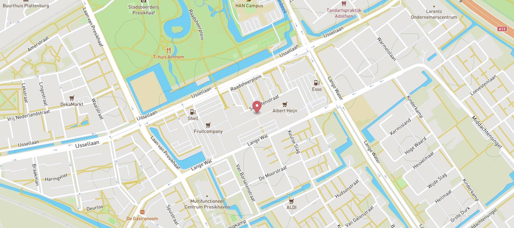 HEMA Arnhem-Presikhaaf map