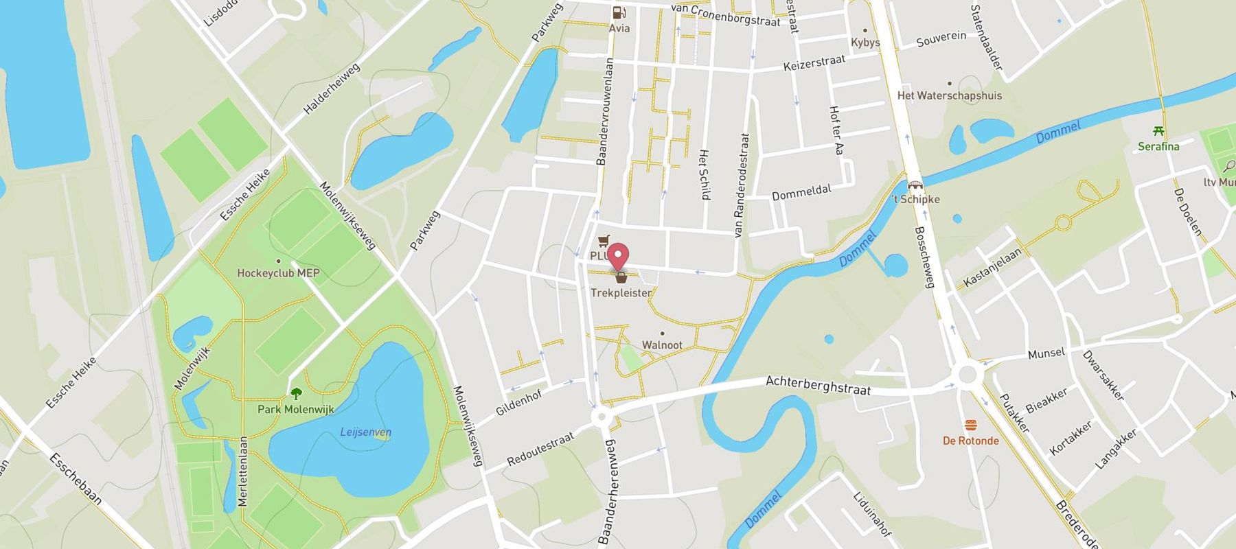Trekpleister map