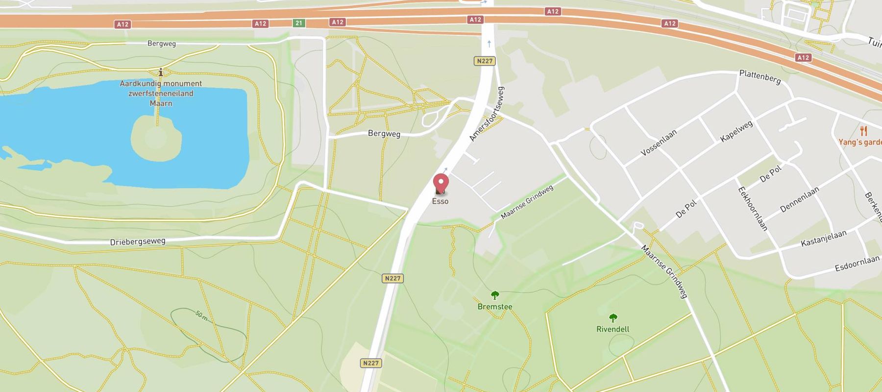 Tamoil Express Maarn map