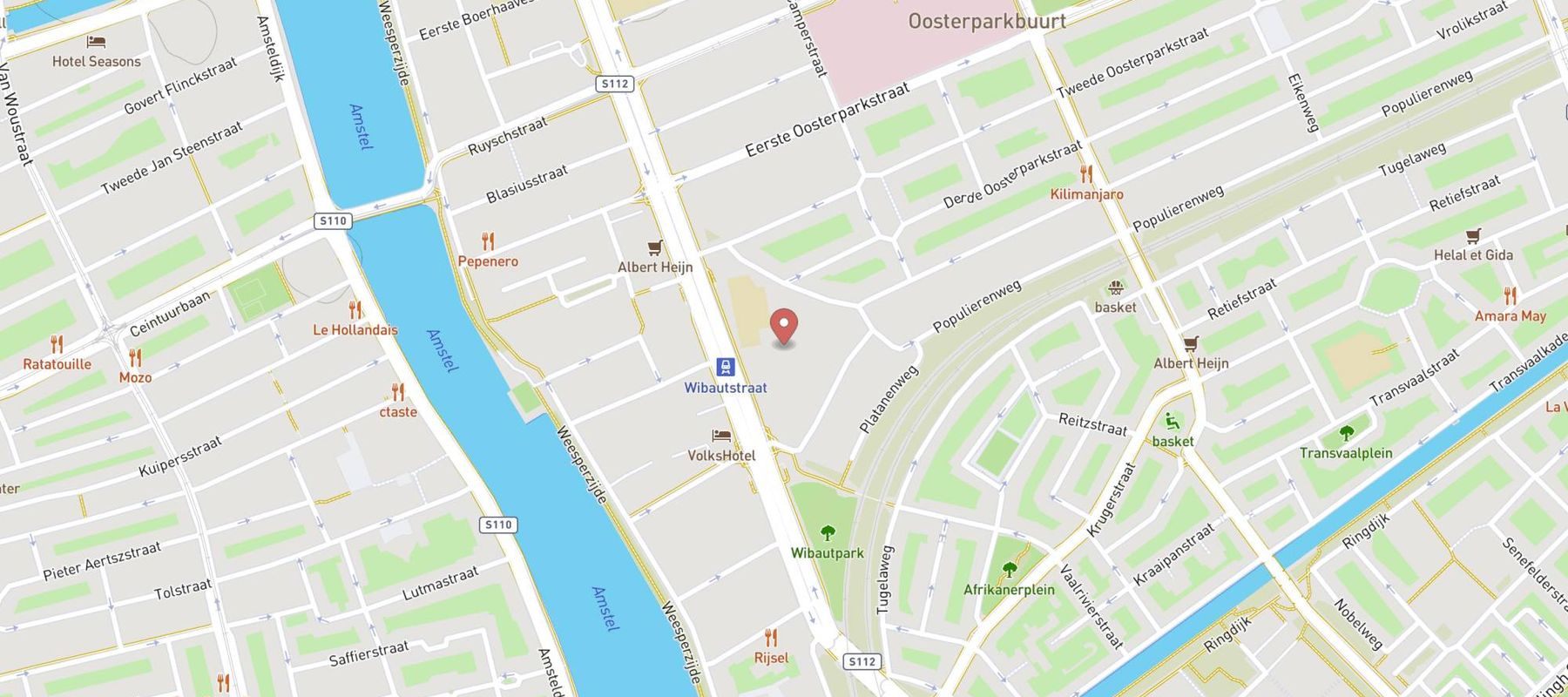 The Social Hub Amsterdam City map