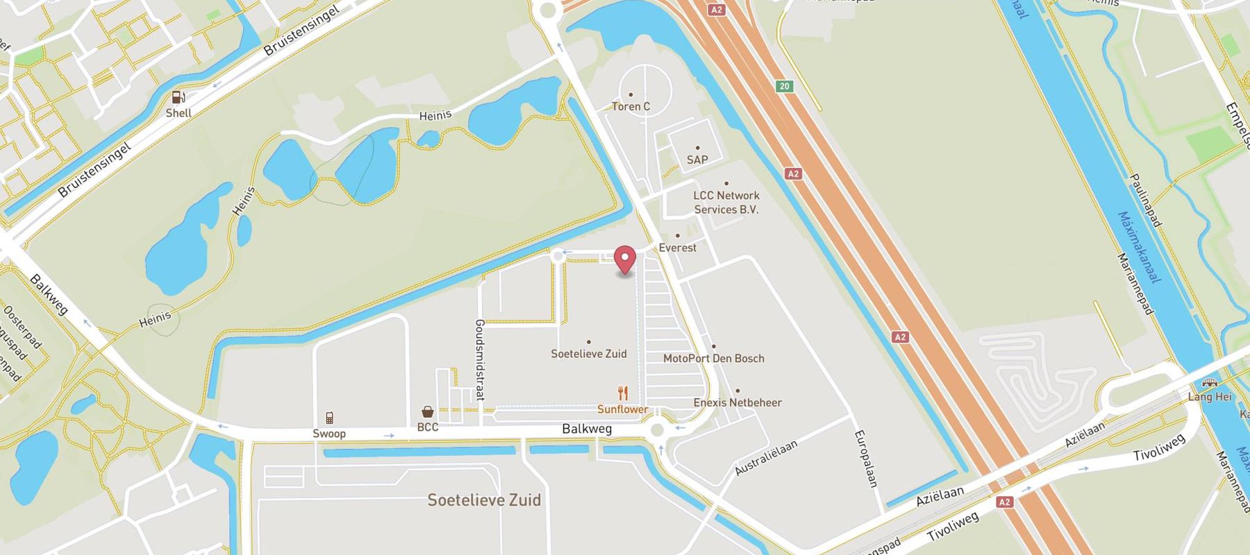 Leen Bakker map