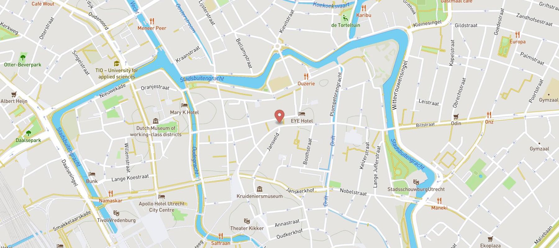 De Pizzabakkers Voorstraat map