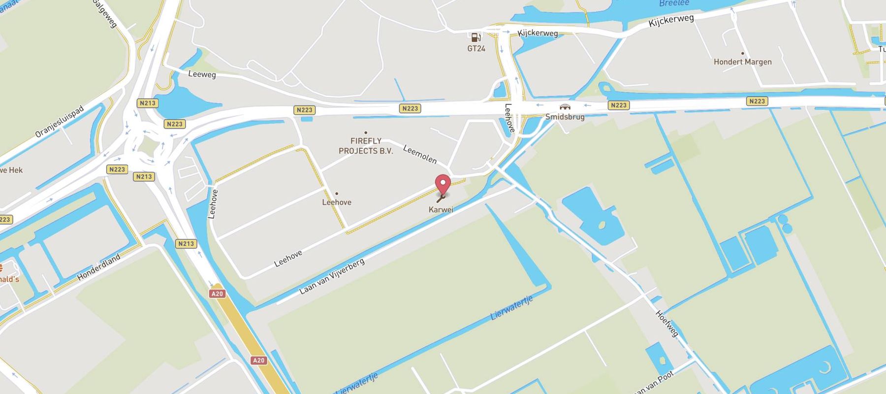 Karwei bouwmarkt Westland-De Lier map
