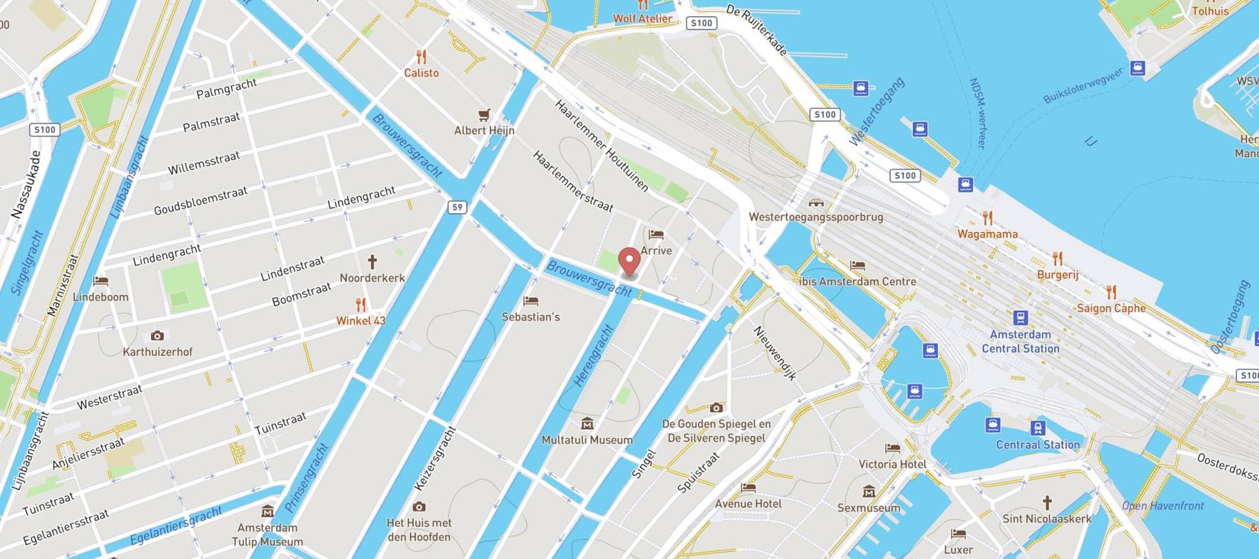 Restaurant De Belhamel map