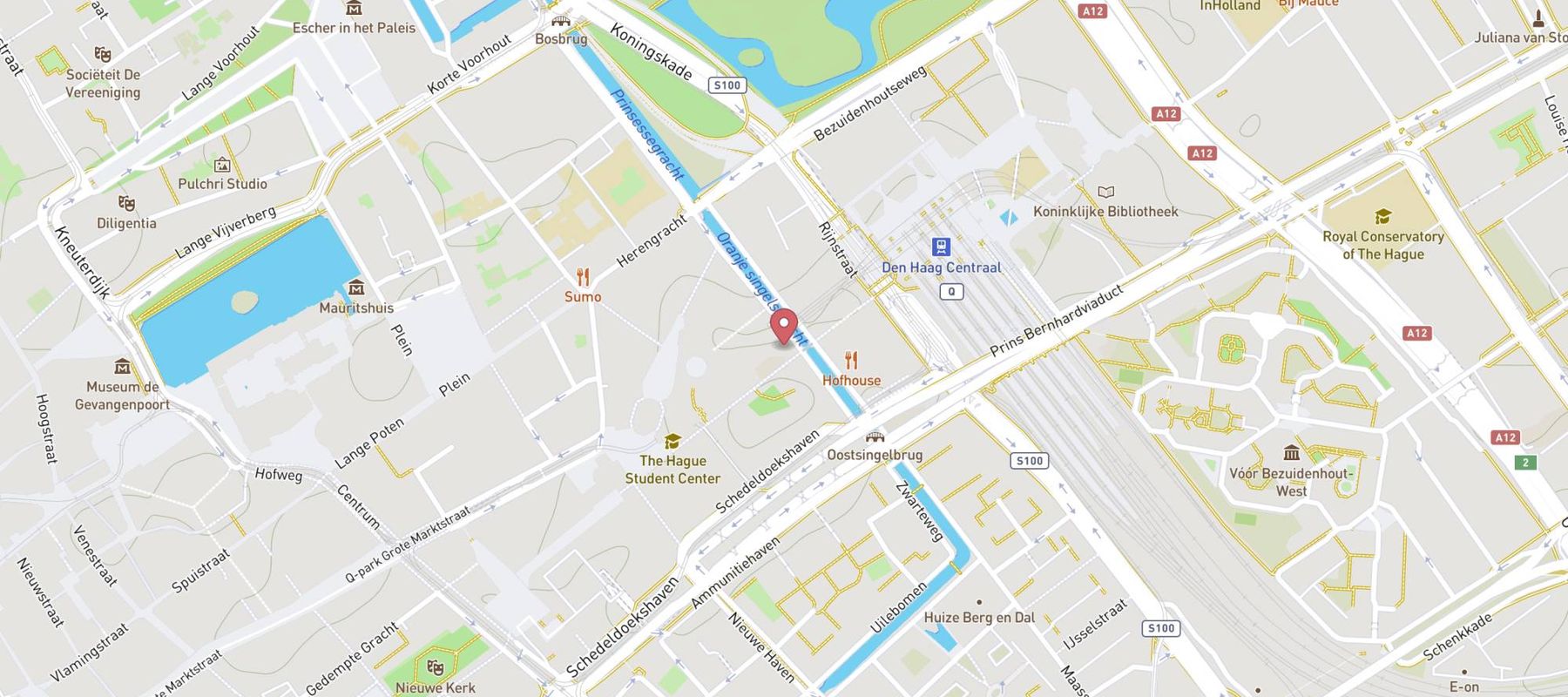 Chocolate Company Café Turfmarkt map
