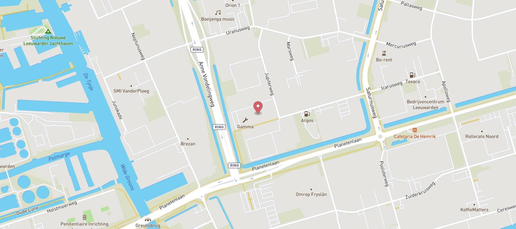 GAMMA bouwmarkt De Hemrik, Leeuwarden map