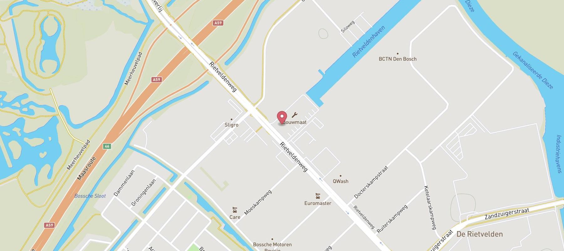 Bouwmaat Den Bosch map