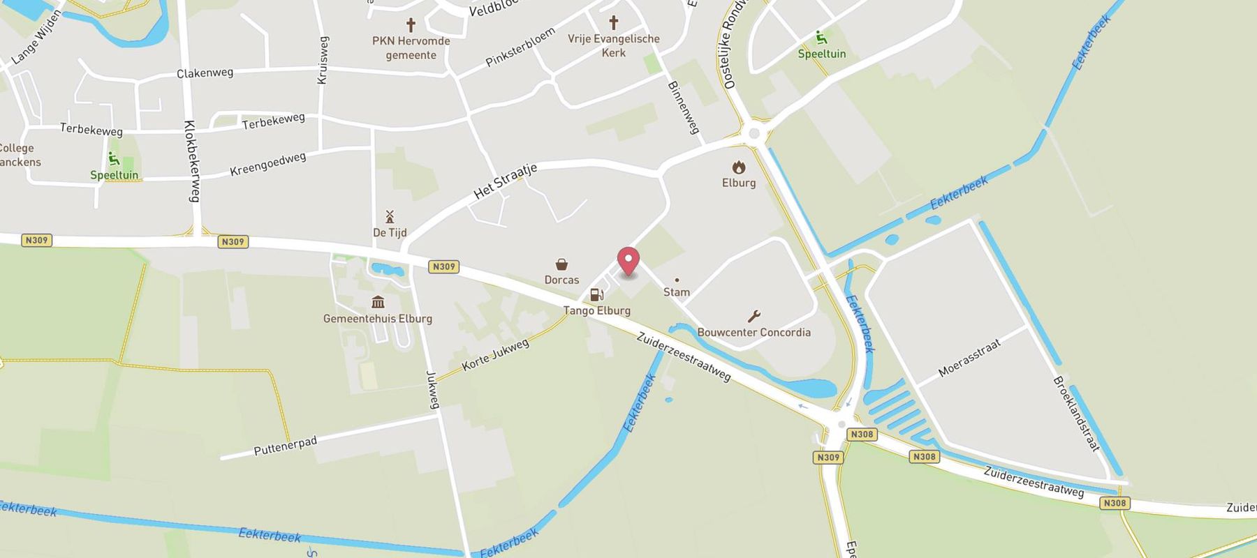 Tango Elburg map
