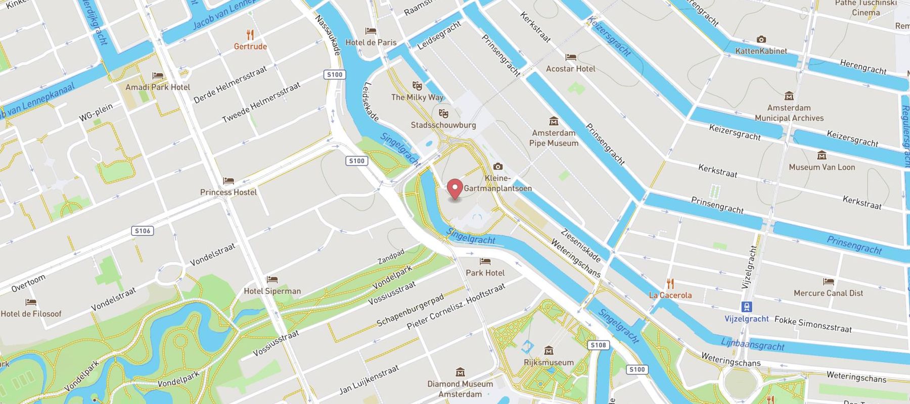 Holland Casino Amsterdam map