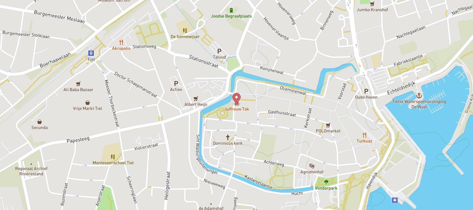 La Cubanita Tiel map