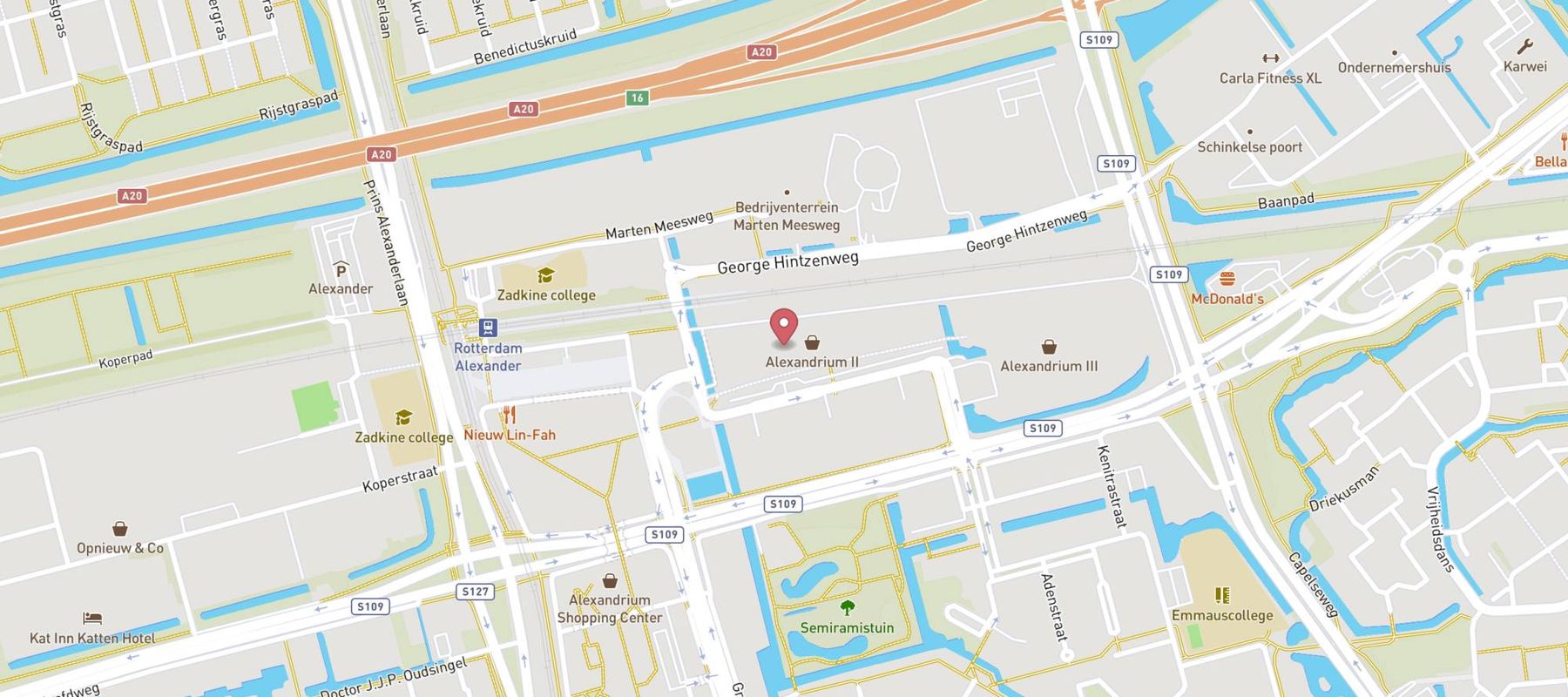 Blokker Rotterdam Watermanweg map