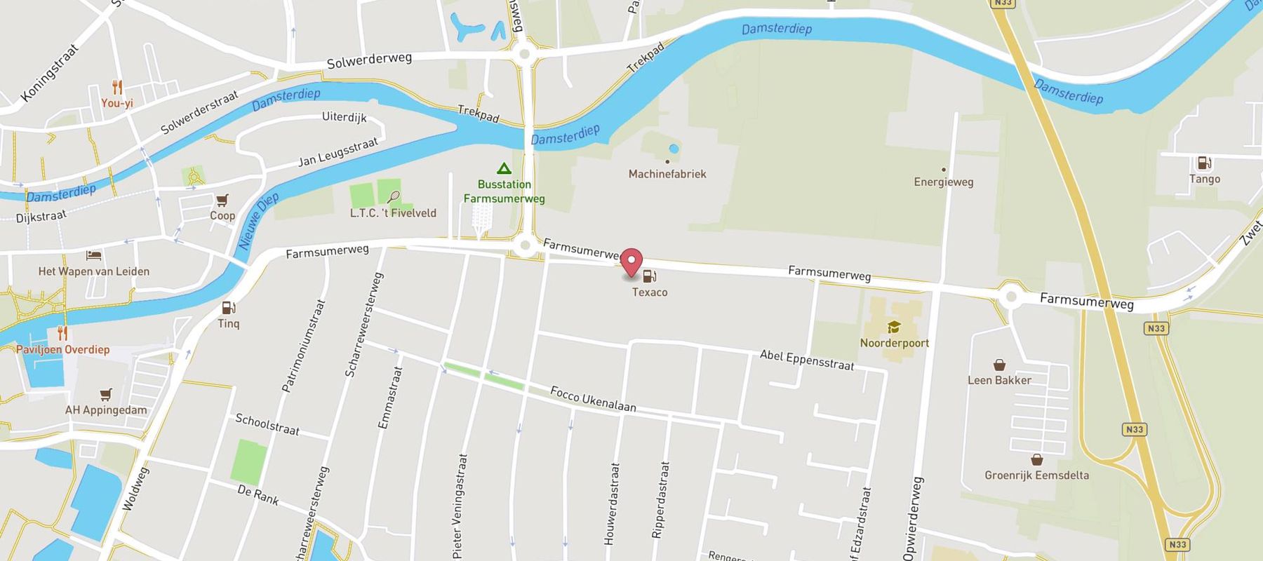 SPAR express Appingedam map