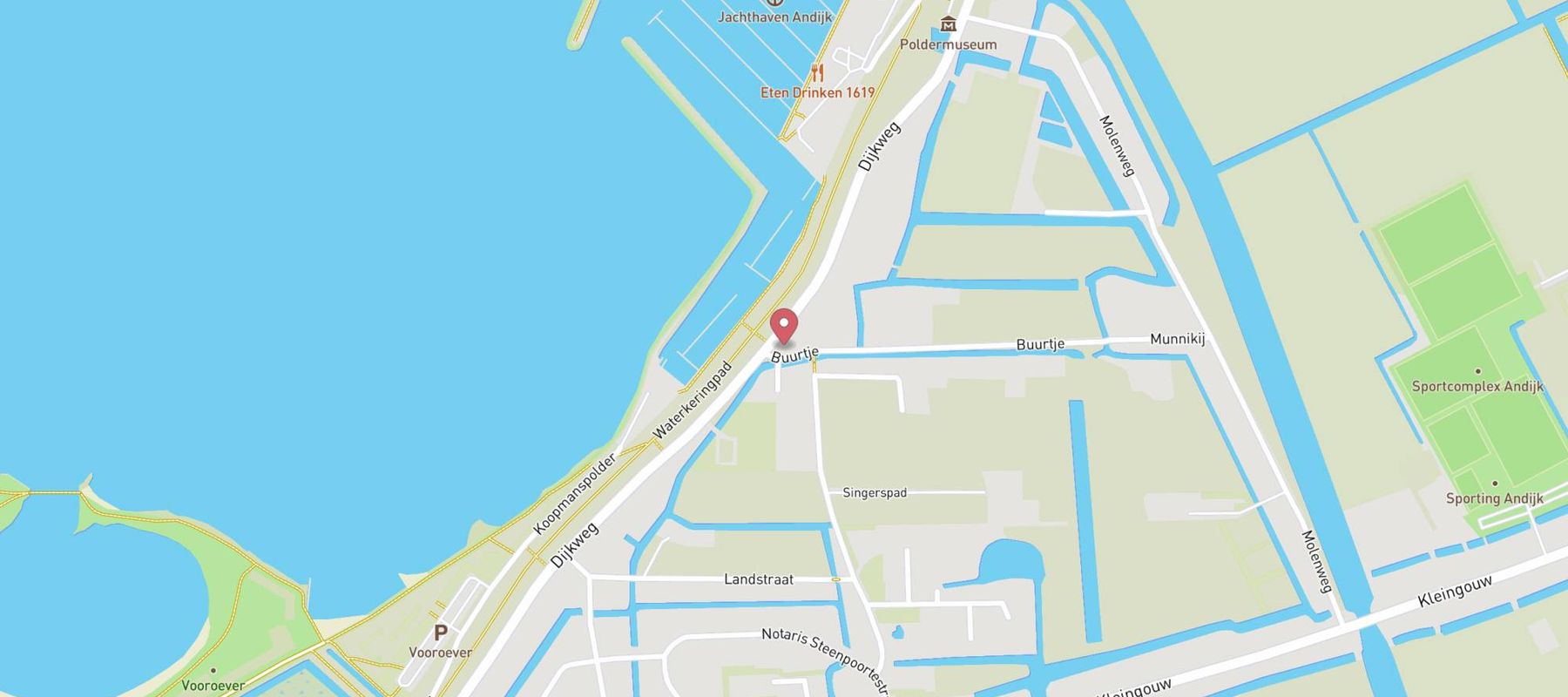 Restaurant Het Kerkje map