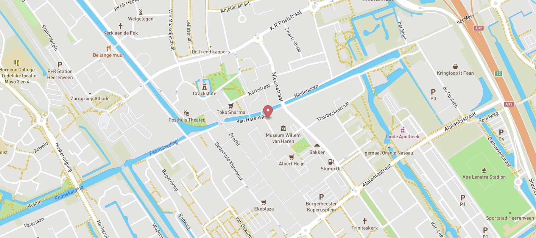 Grand-Bistro Hét Postkantoor map