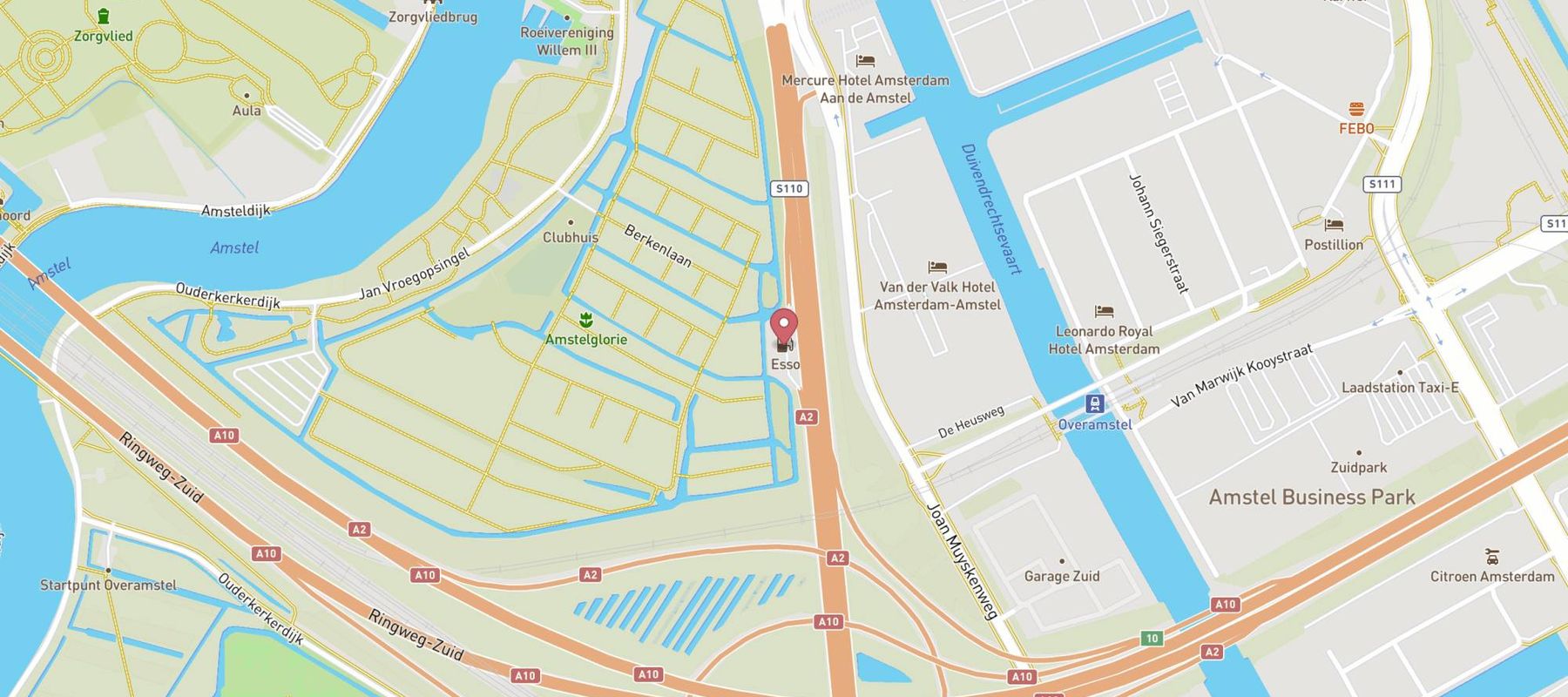 SPAR express A'dam Utrechtse Brug map