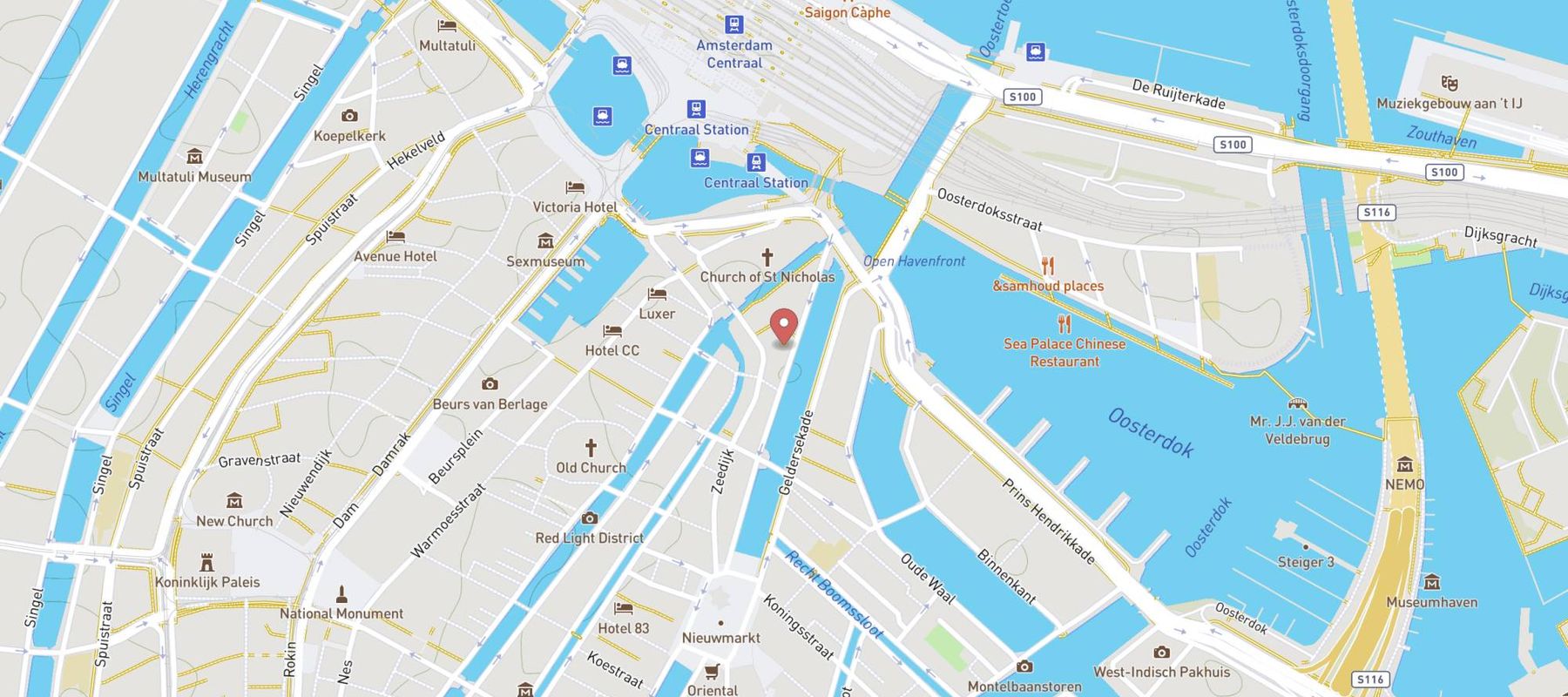 Hotel MAI Amsterdam map