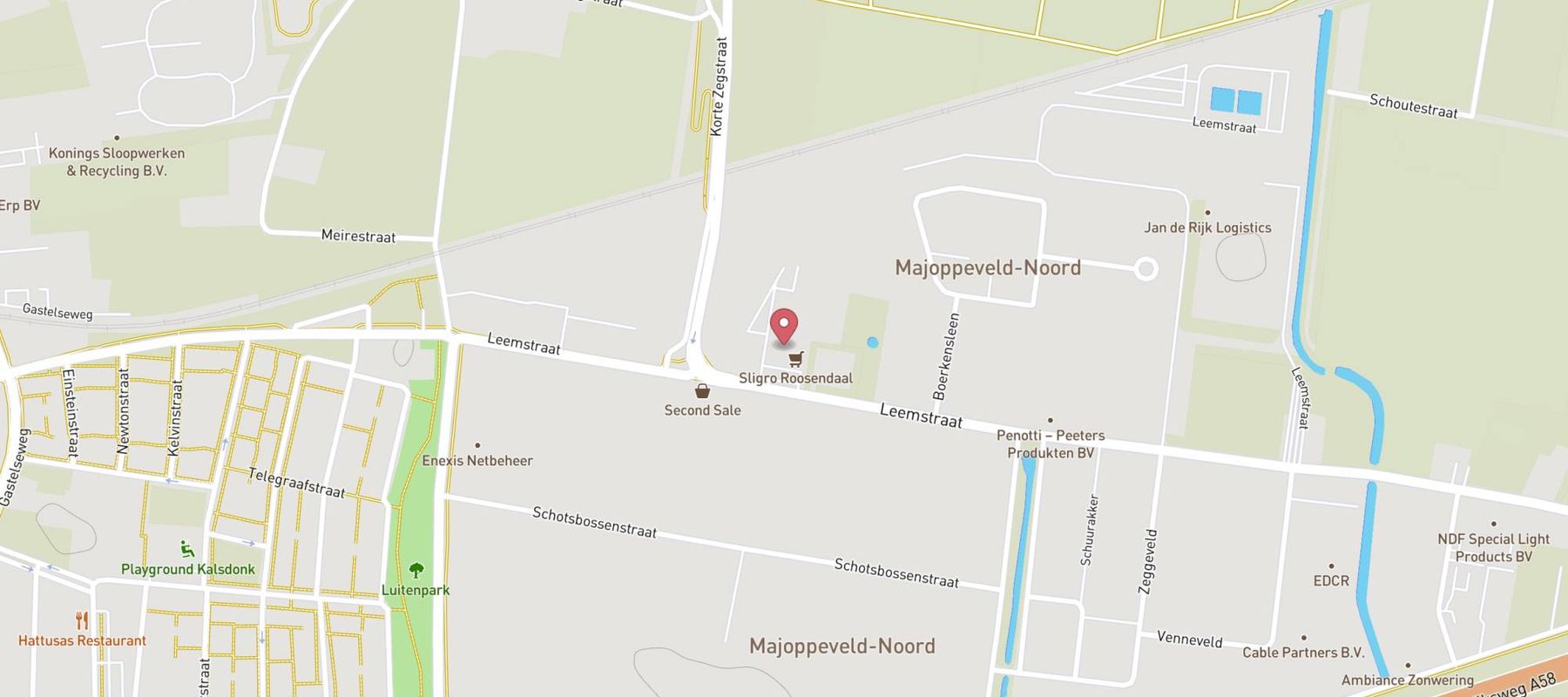 Sligro Roosendaal map