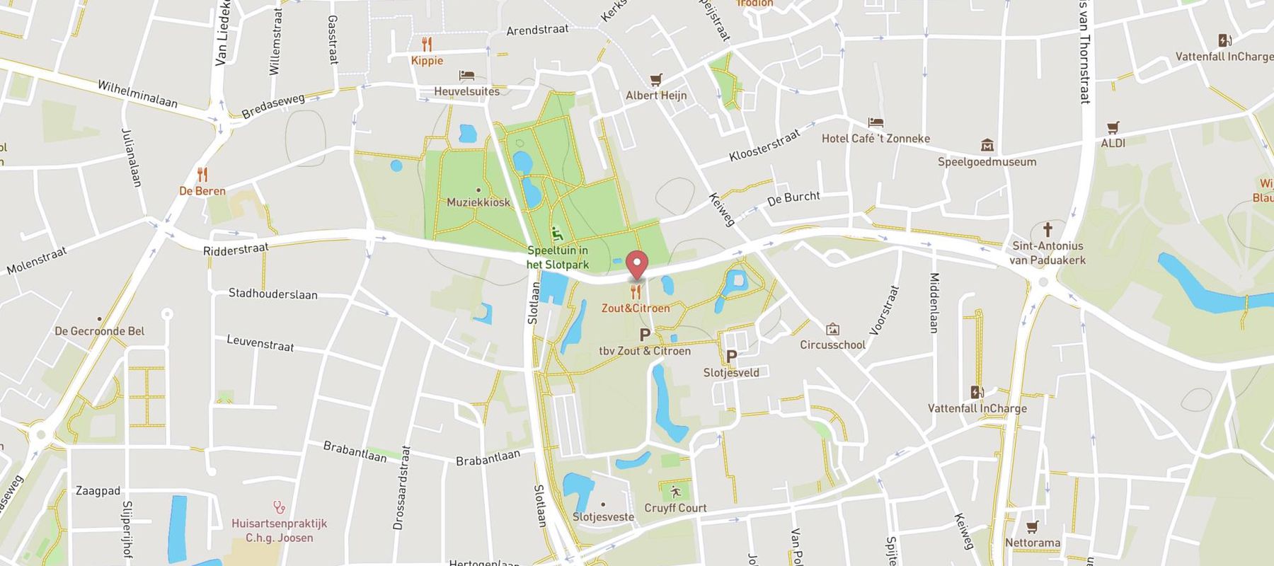 Restaurant Zout & Citroen map