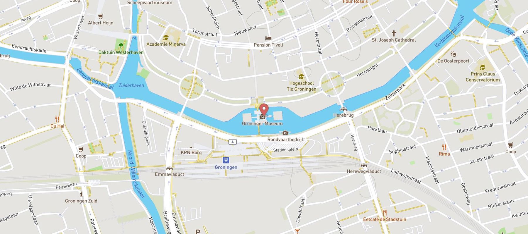 Groninger Museum map
