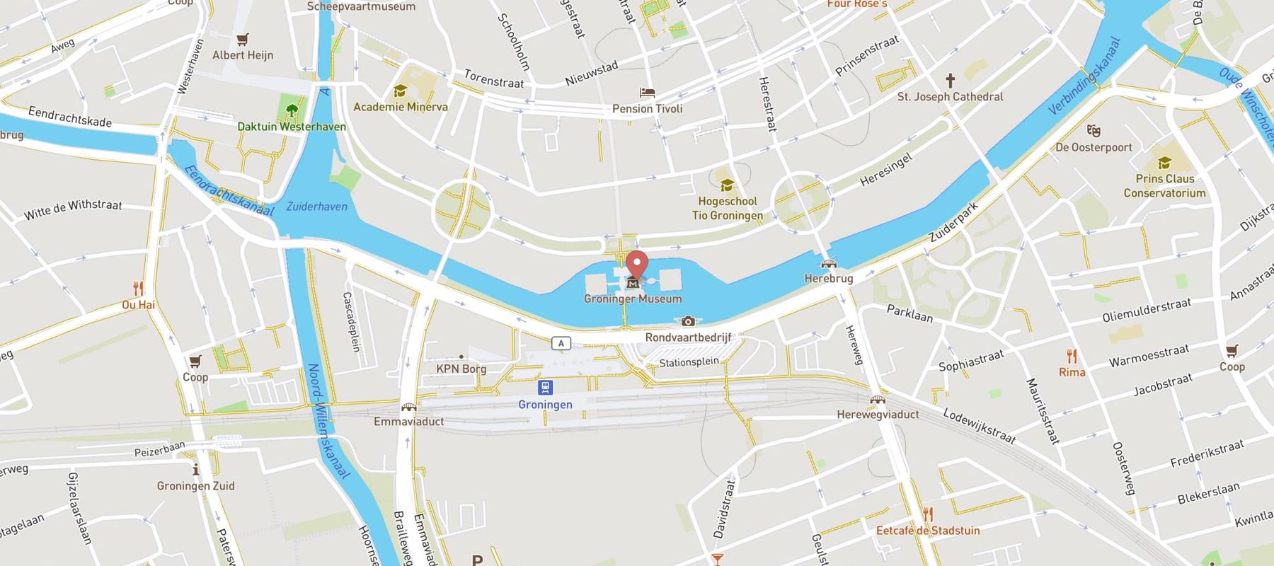 Groninger Museum map